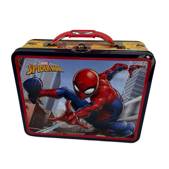 MARVEL Spider-Man Embossed Metal Lunch Box!TinBox - Picture 8 of 8
